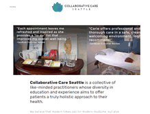 Tablet Screenshot of collaborativecareseattle.org